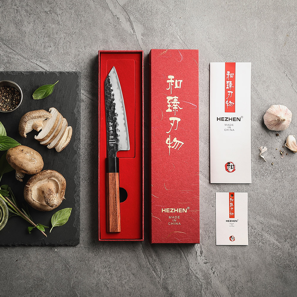 HEZHEN 5.8 Inch Bunka Knife Th - огляд і ціна Wok Carbon Steel