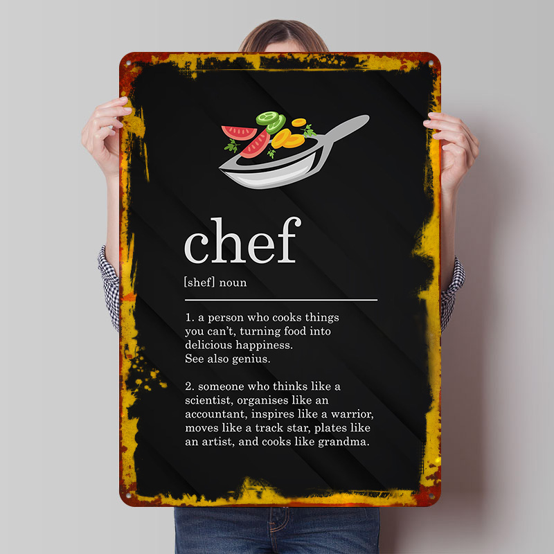 Funny Chef Definition Cook Tin - огляд і ціна Home Cooking Definition