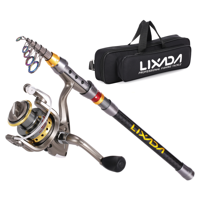 Lixada Telescopic Fishing Rod  - огляд і ціна Wok Carbon Steel