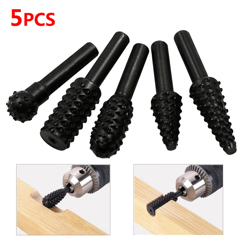 5PCS Drill Bit Set 1/4'' 6mm S - огляд і ціна Wok Carbon Steel