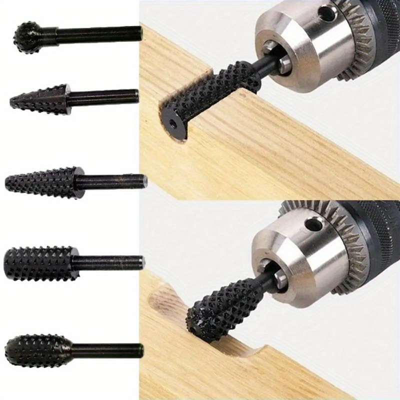1/4'' 5PCS Drill Bit Set Cutti - огляд і ціна Wok Carbon Steel